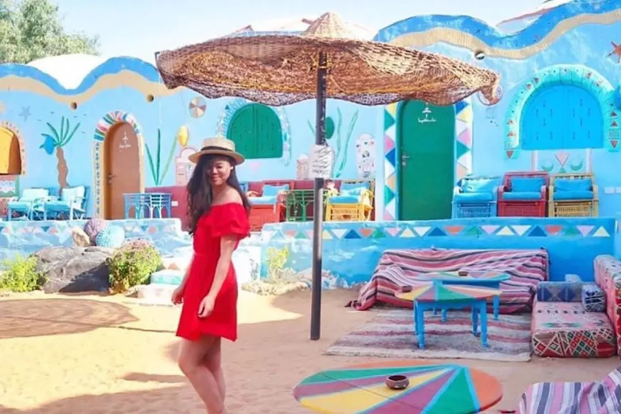 Nubian Village by Motorboat